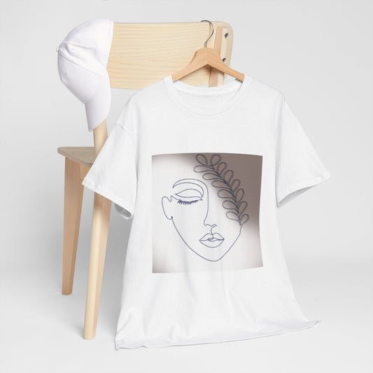 Multicolor Profile Art T-shirt